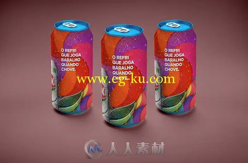 易拉罐饮料产品包装PSD模板 Creativemarket Photorealistic Soda Can Mockup 484248的图片1