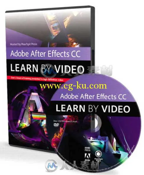 AE核心技能实例训练视频教程 Peachpit Adobe After Effects CC Learn by Video的图片1