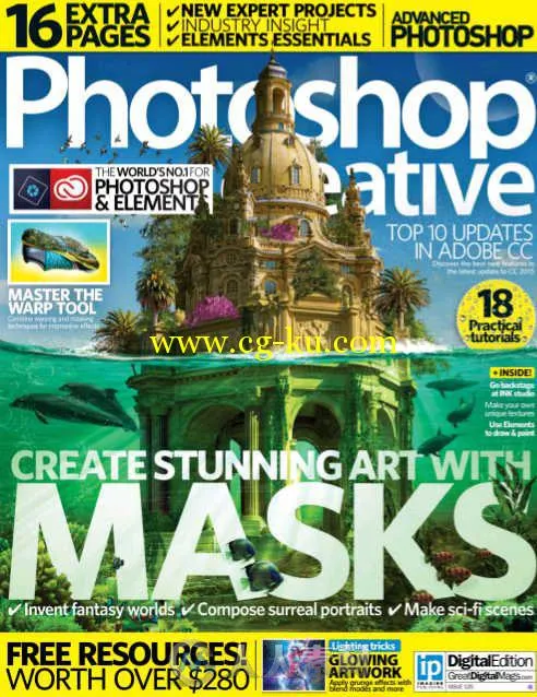 Photoshop创意杂志2016年第135期 Photoshop Creative Issue 135 2016的图片1