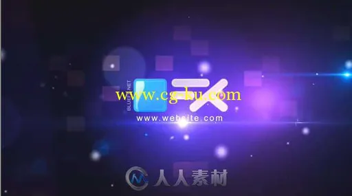 简介质感Logo演绎动画AE模板 BLUEFX 4 Logo Reveal的图片1