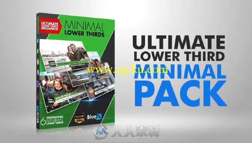 终极下横栏包装动画AE模板合辑 BLUEFX Ultimate Lower Third Minimal Pack的图片2