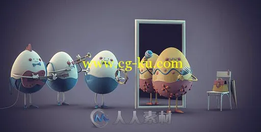 复活节快乐宣传动画AE模板 Videohive Happy Easter 7393038的图片1