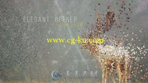 唯美聚点相册动画AE模板 Videohive Elegant Opener Slideshow 13456627的图片2