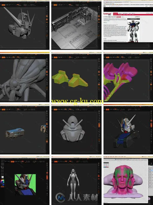 ZBrush超精细战士展示雕刻制作视频教程 Uartsy ZBrush4R7 Everything You Want To ...的图片1