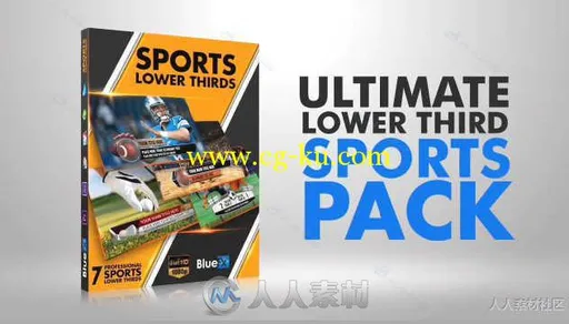 终极体育运动横栏动画AE模板 BLUEFX Ultimate Lower Third Sports Pack的图片2