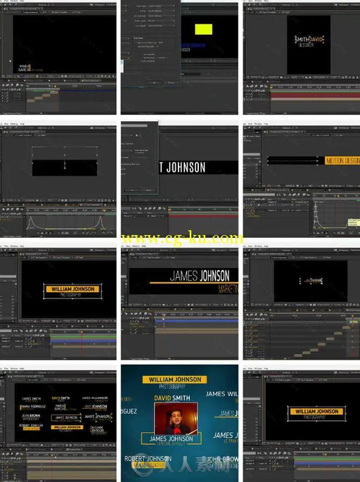 AE下横栏文本动画训练视频教程 Udemy Master Lower Third Text Animation in Adobe...的图片1