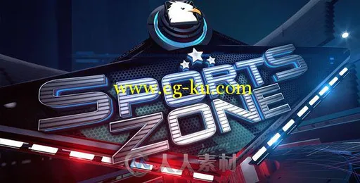 超酷运动地带体育电视包装动画AE模板 Videohive Sports Zone Broadcast Pack 13687694的图片2