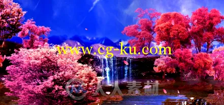 龙船调中国民族风精品舞台LED大屏幕背景视频素材的图片3