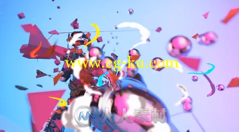 3D动感劲舞快节奏机器舞酒吧夜店LED大屏幕背景视频素材的图片3