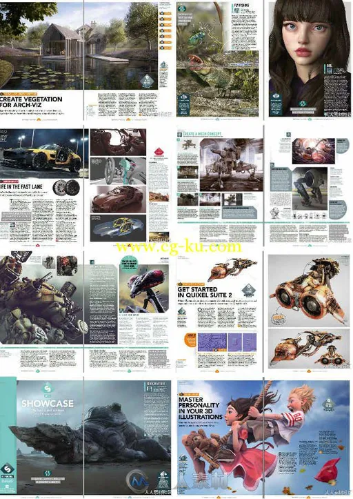 3D世界艺术杂志2016年3月刊 3D World March 2016的图片1