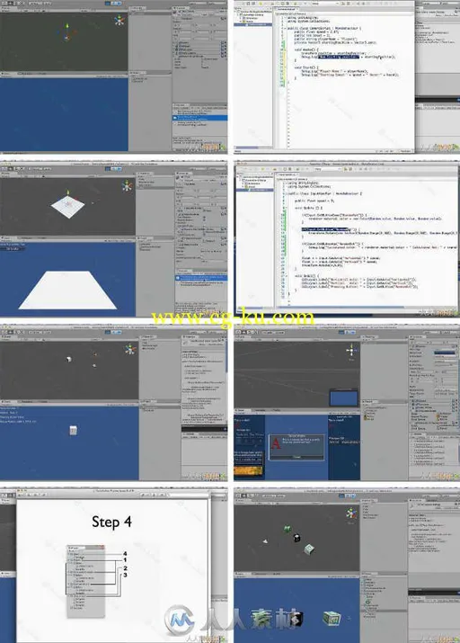 Unity脚本制作入门训练视频教程 Udemy Getting Started with Unity 4 Scripting的图片1