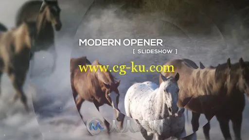 现代生活完美镜像相册动画AE模板 Videohive Modern Opener Slideshow 12363608的图片2