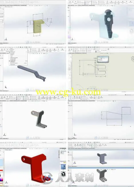 SOLIDWORKS零件建模基础训练视频教程 Pluralsight SOLIDWORKS Essentials Basic Pa...的图片1