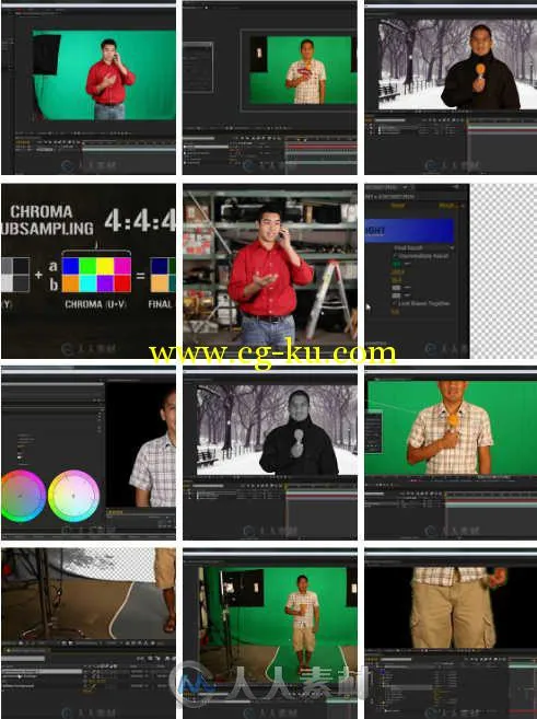 AE绿屏抠像视频制作技巧视频教程 Videomaker Fix Green Screen的图片1