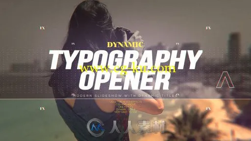 极简强烈风格化包装动画AE模板 Videohive Dynamic Typography Opener 14417216的图片2