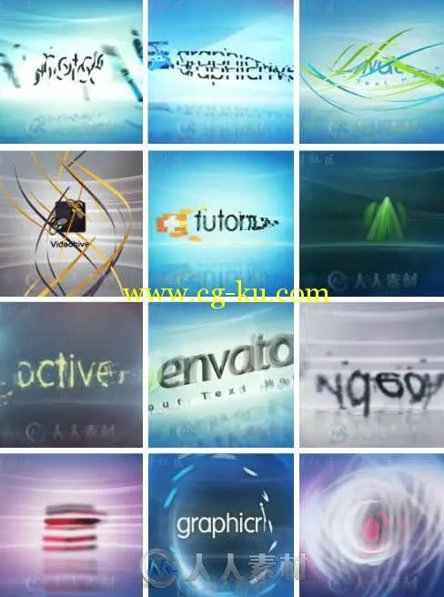 15组公司企业标识Logo演绎动画AE模板 Videohive Corporate Logo Pack 5590102的图片2