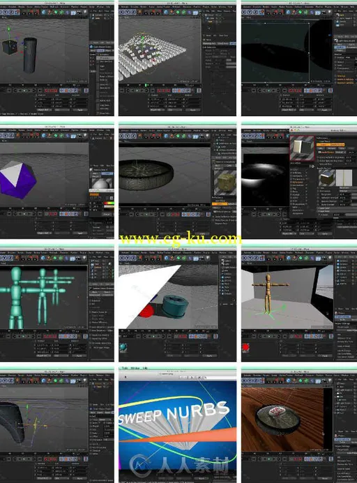 CINEMA 4D R17全面核心训练视频教程 CINEMA 4D R17 Essential Training的图片1