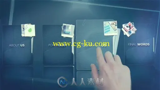 触摸屏幕科技感展示动画AE模板 Videohive Touch Screen Presentation 6643139的图片2