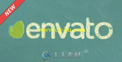 风格化概念设计图标动画AE模板 Videohive Cel Animation Logo 11945132的图片2