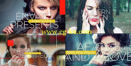 动感时尚片头动画AE模板 Videohive Trendy Dynamic Opener 14633539的图片2