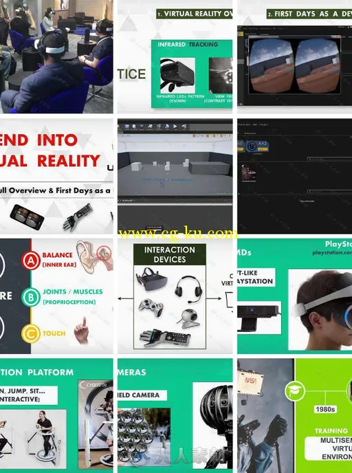 Unreal Engine虚幻游戏引擎VR虚拟现实技术概述视频教程第一季的图片1