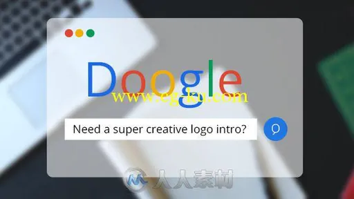 百度谷歌快速搜索Logo演绎动画AE模板 Videohive Quick Doogle Search Logo Intro 9...的图片1