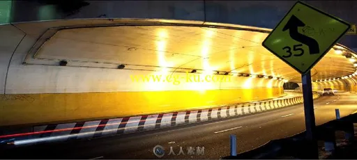 洛杉矶夜景延时摄影高清实拍视频素材的图片2