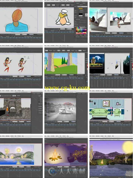 Anime Studio Pro 11动漫制作核心技能训练视频教程 InfiniteSkills Learning Anime...的图片1