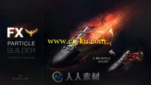 超级火焰尘埃粒子特效动画AE预设与AE模板合辑 Videohive FX Particle Builder Fire...的图片2