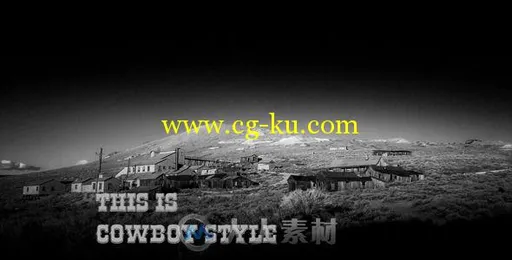 西部牛仔风格展示动画AE模板 Videohive Cowboy Style Opener 4443450的图片2