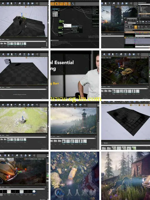 Unreal Engine 4虚幻游戏引擎基础核心训练视频教程 Unreal Essential Training的图片2