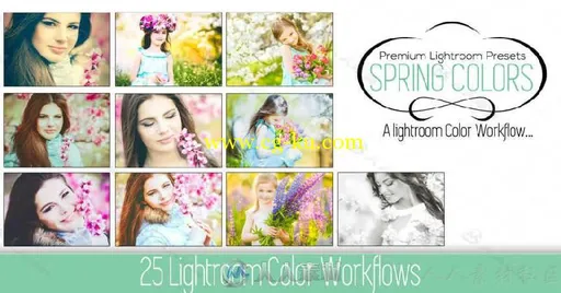 25组暖心春日色彩调色特效Lightroom预设 Creativemarket Spring Colors Lightroom ...的图片3