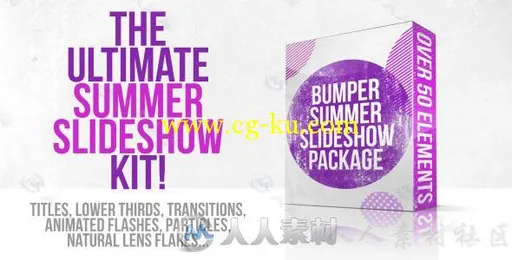 夏季主题艺术特效包装动画AE模板 Videohive Bumper Summer Slideshow Package 5337824的图片2