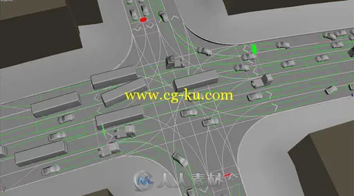 CityTraffic城市交通系统3dsmax插件V2.027版 CITYTRAFFIC V2.027 FOR 3DS MAX 2015...的图片1