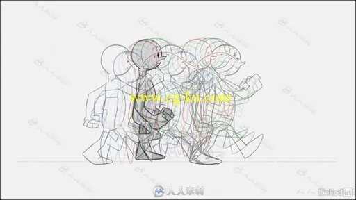 2D动画之行走姿势基础知识训练视频教程 2D Animation Walk Cycles Basics的图片2