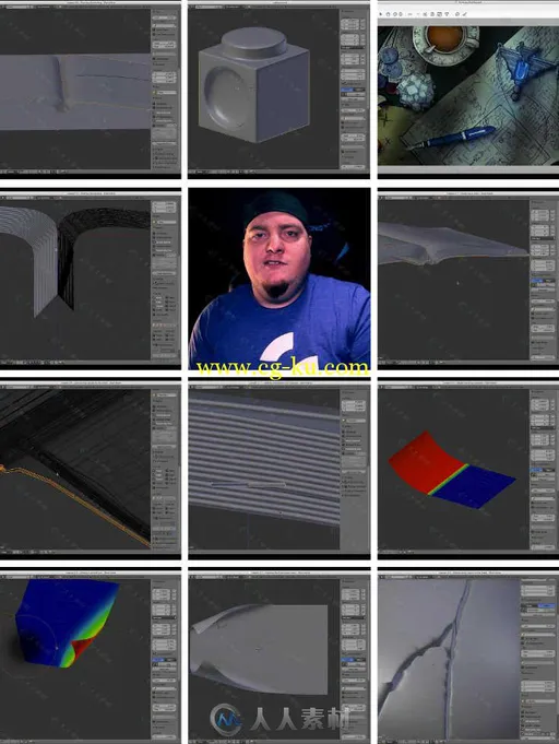 Blender曲面造型细分建模视频教程 Udemy Blender Unleashed Mastering Subdivision...的图片1