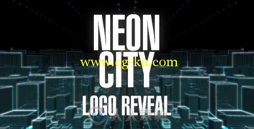 霓虹灯城市Logo演绎动画AE模板 Videohive Neon City Logo Reveal 3407858的图片2