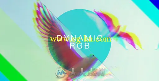 动态RGB色调展示动画AE模板 Videohive Dynamic RGB Slideshow 8467581的图片2