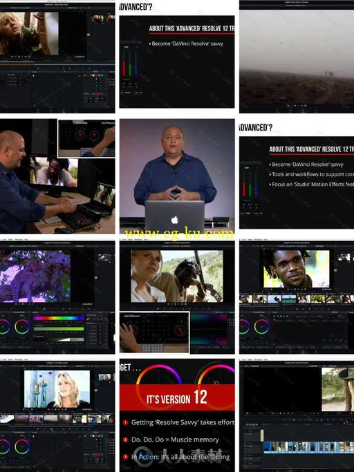 DaVinci Resolve 12高级色彩分级技术训练视频教程 DaVinci Resolve 12 Advanced Co...的图片1