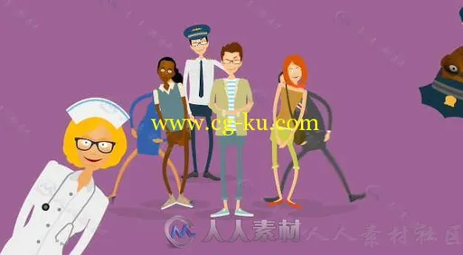 卡通角色事物动画包装AE模板合辑 Motionvfx Cartoon Character Kit的图片2