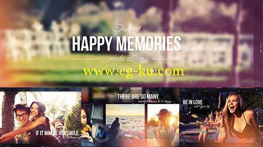 超唯美幸福回忆相册动画AE模板 Videohive Happy Memories 12111120的图片2