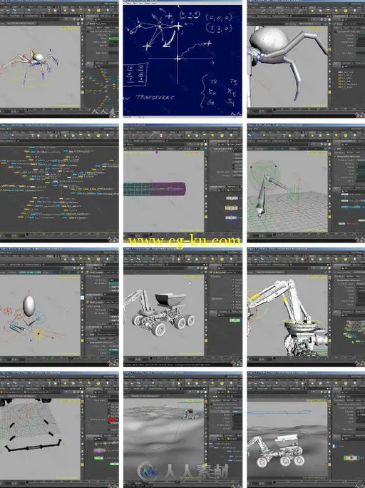 Houdini骨骼动画技术高阶训练视频教程 3DBuzz Technical Rigging Houdini Volumes 1-5的图片1