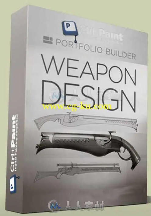 游戏武器设计解析视频教程 Ctrl+Paint Weapon Design Portfolio Builder Vol.6的图片2