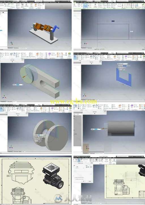 Autodesk Inventor 2017全面核心训练视频教程 Lynda Autodesk Inventor 2017 Essen...的图片1