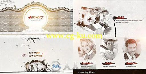 大气墨迹企业公司宣传动画AE模板 Videohive Ink Corporate 7009517的图片2