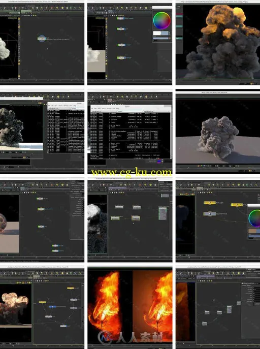 Houdini与Arnold云雾光影渲染技术视频教程 CGCircuit Volume Rendering using Houd...的图片1