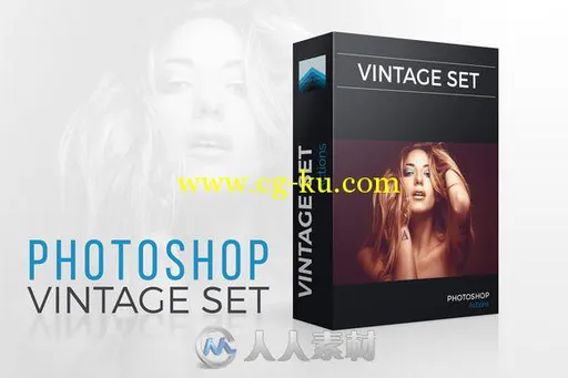 古韵人物图像特效ps动作Vintage Photoshop actions set的图片1