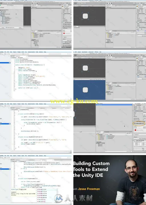Unity IDE自定义扩展工具技术训练视频教程 Building Custom Tools to Extend the U...的图片1