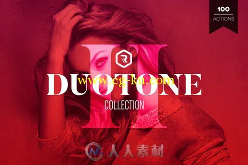 双色彩图像处理特效PS动作Duotone Collection II PS Actions的图片1