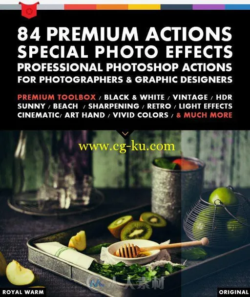 84种专业图像调色PS动作84 Premium Actions的图片1